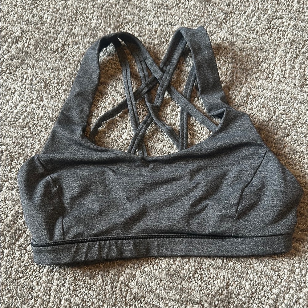 lululemon athletica Gray Sports Bra